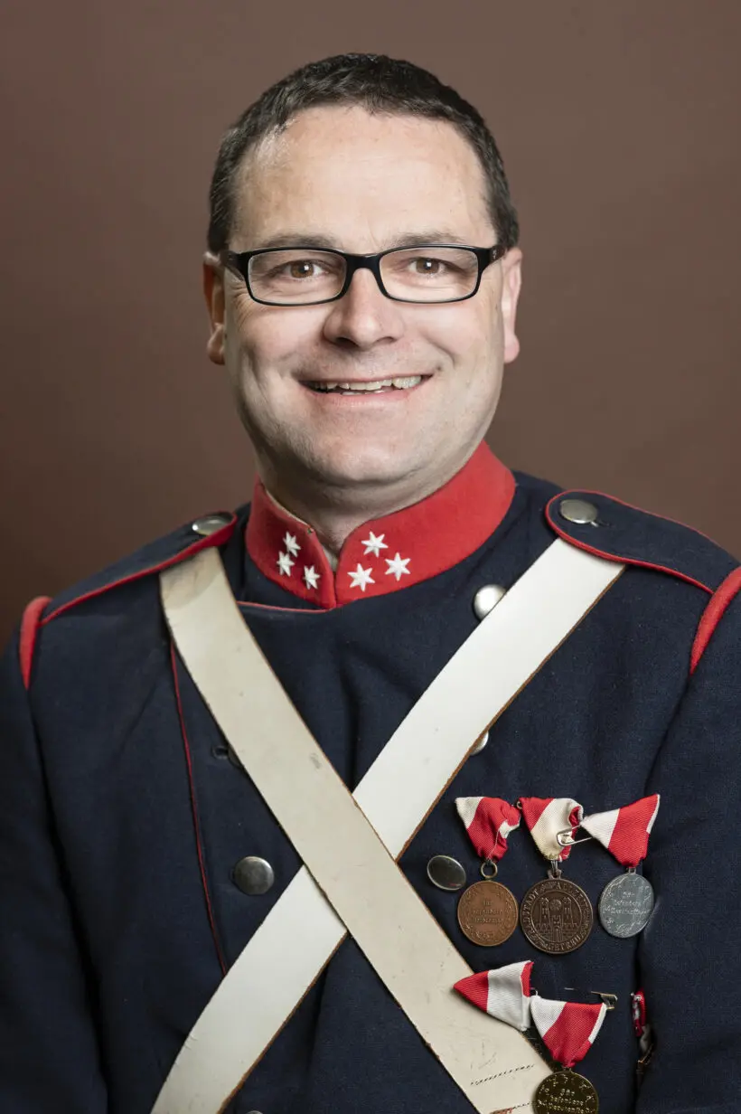 Mitglied der Bürgergarde Radstadt Mitglied der Bürgergarde Radstadt